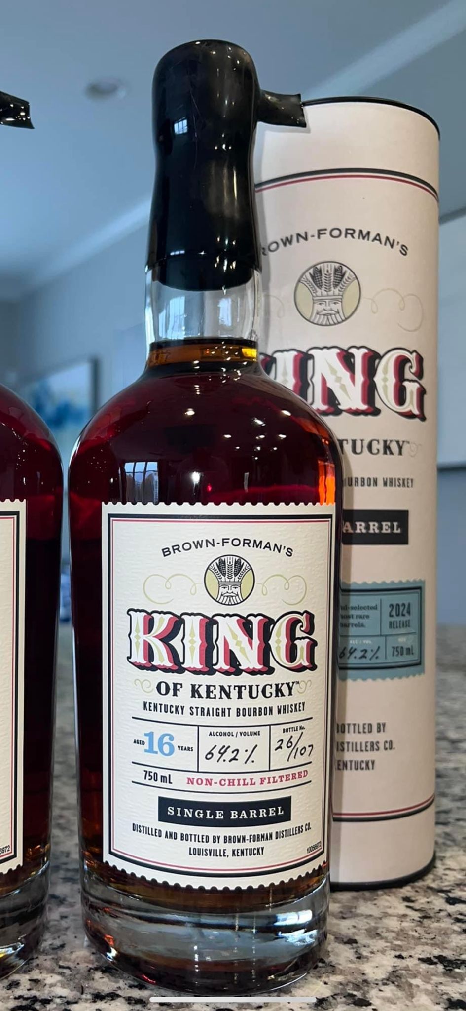 2024 Brown Formans King of Kentucky Single Barrel 16 Year Old Bottle #26 Kentucky Straight Bourbon Whiskey 750ml