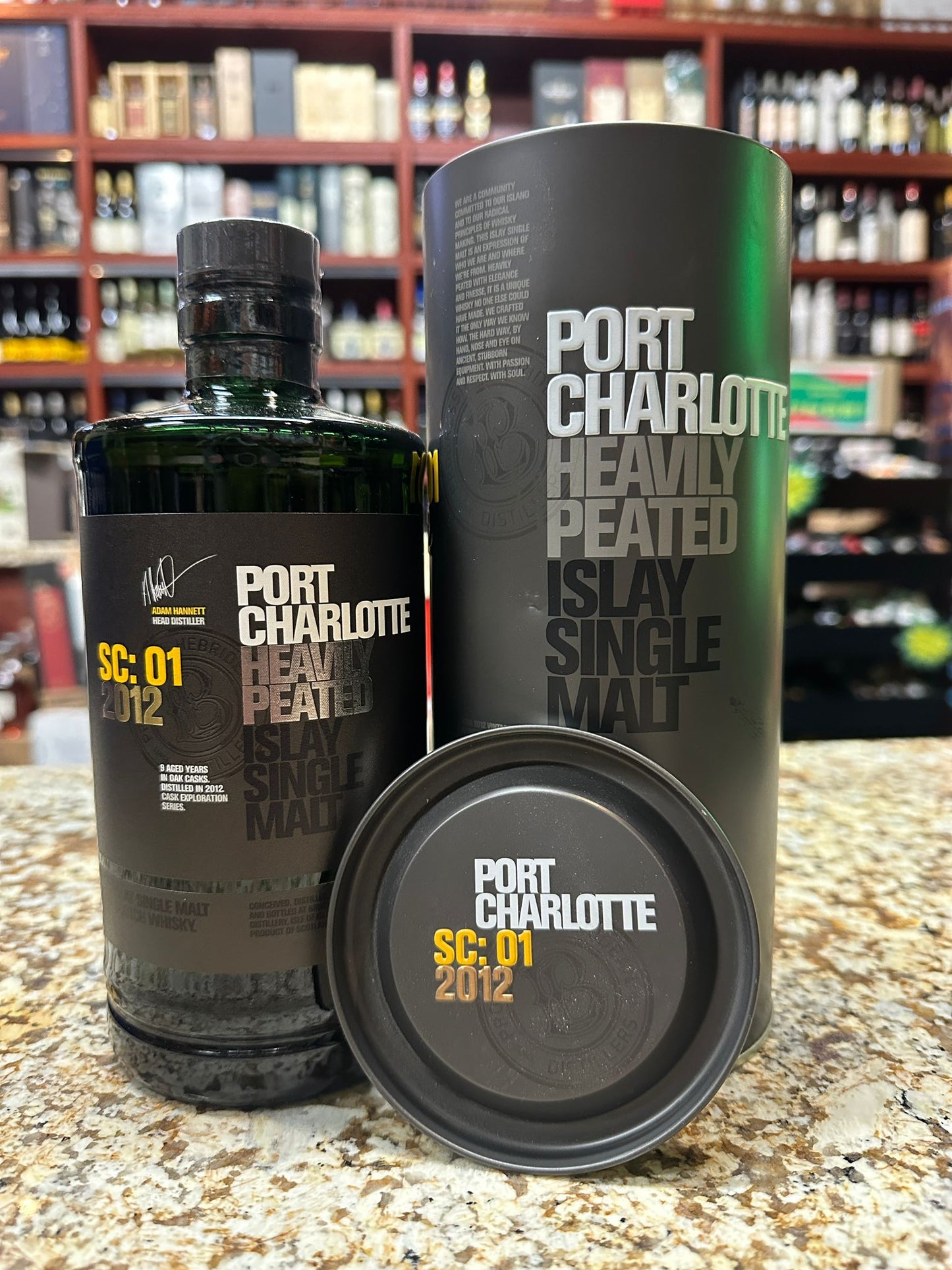 2012 Bruichladdich Port Charlotte Cask Exploration Series SC 01 Heavily Peated 9 Year Old Single Malt Scotch Whisky 750ml