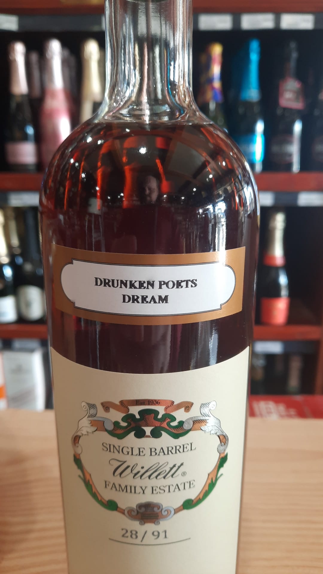 Willett Family Estate Bottled Single Barrel 10 Year Old Barrel No. 2326 Straight Rye Whiskey 750ml