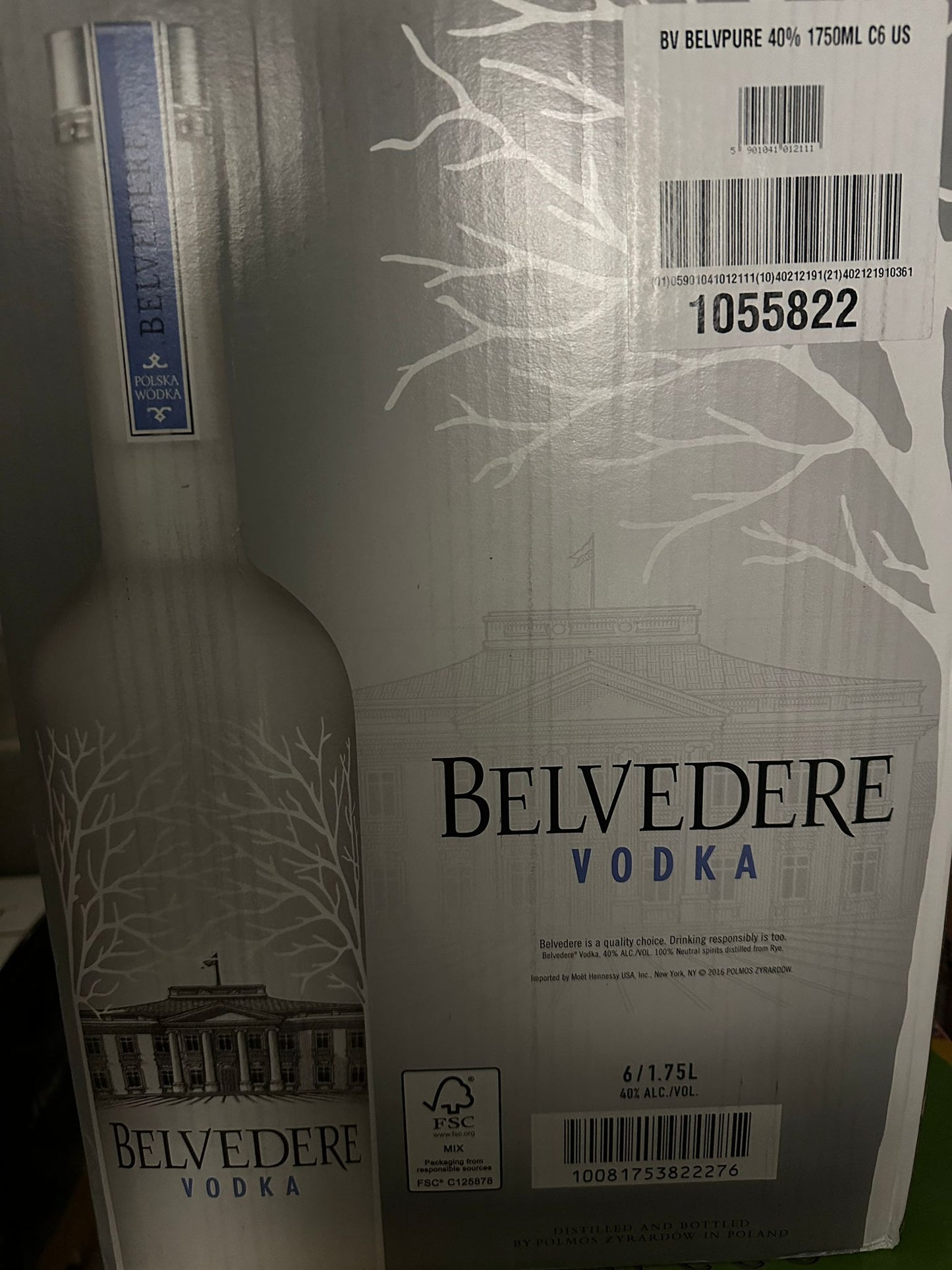 Belvedere Vodka 1.75Lt