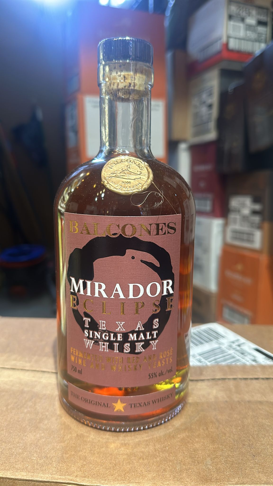 Balcones Mirador Eclipse Texas Single Malt Whiskey 750ml