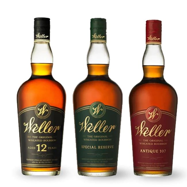 W. L. Weller Bourbon Whiskey Bundle 3-Pack