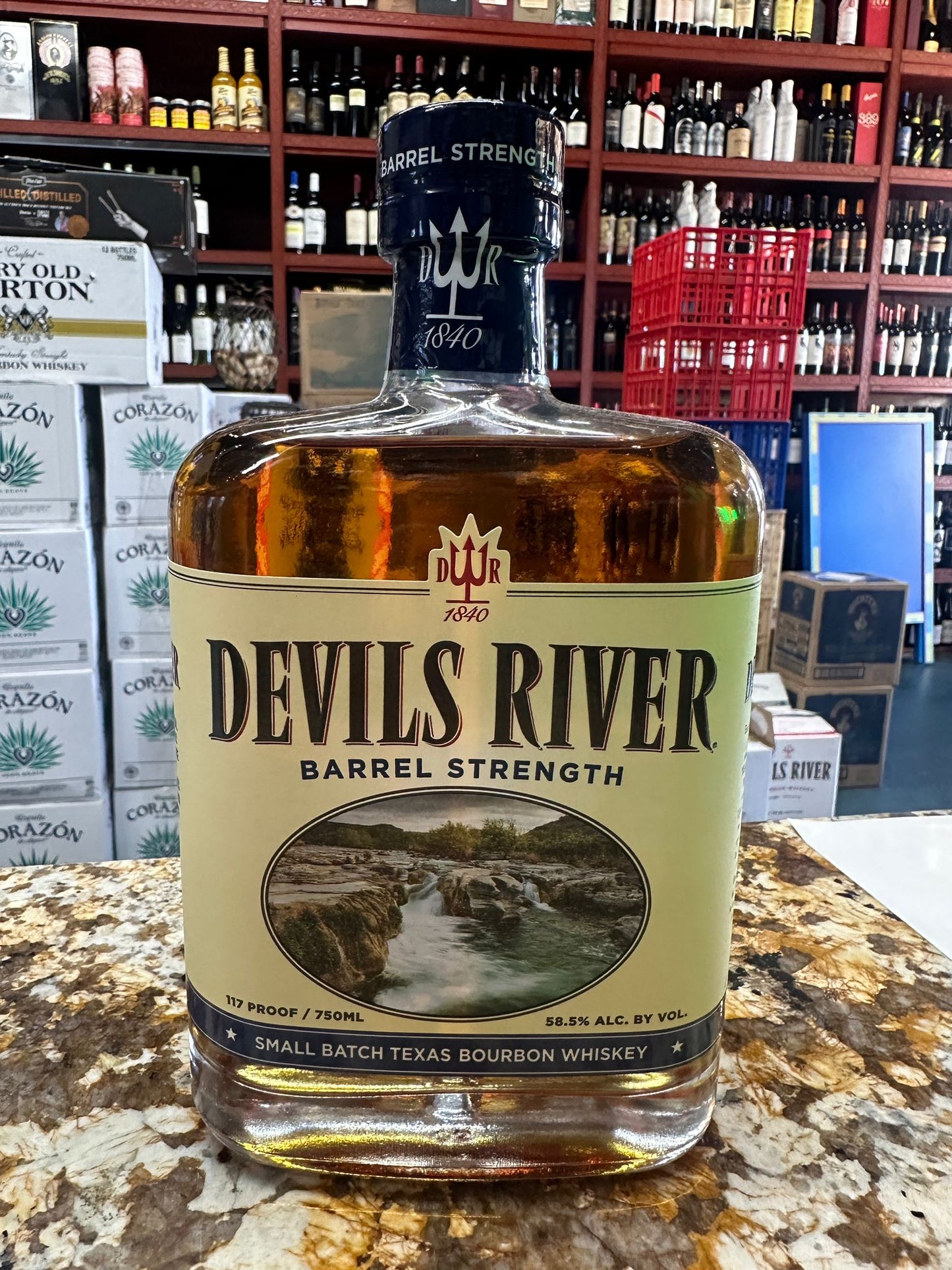 Devils River Barrel Strength Bourbon Whiskey 750ml