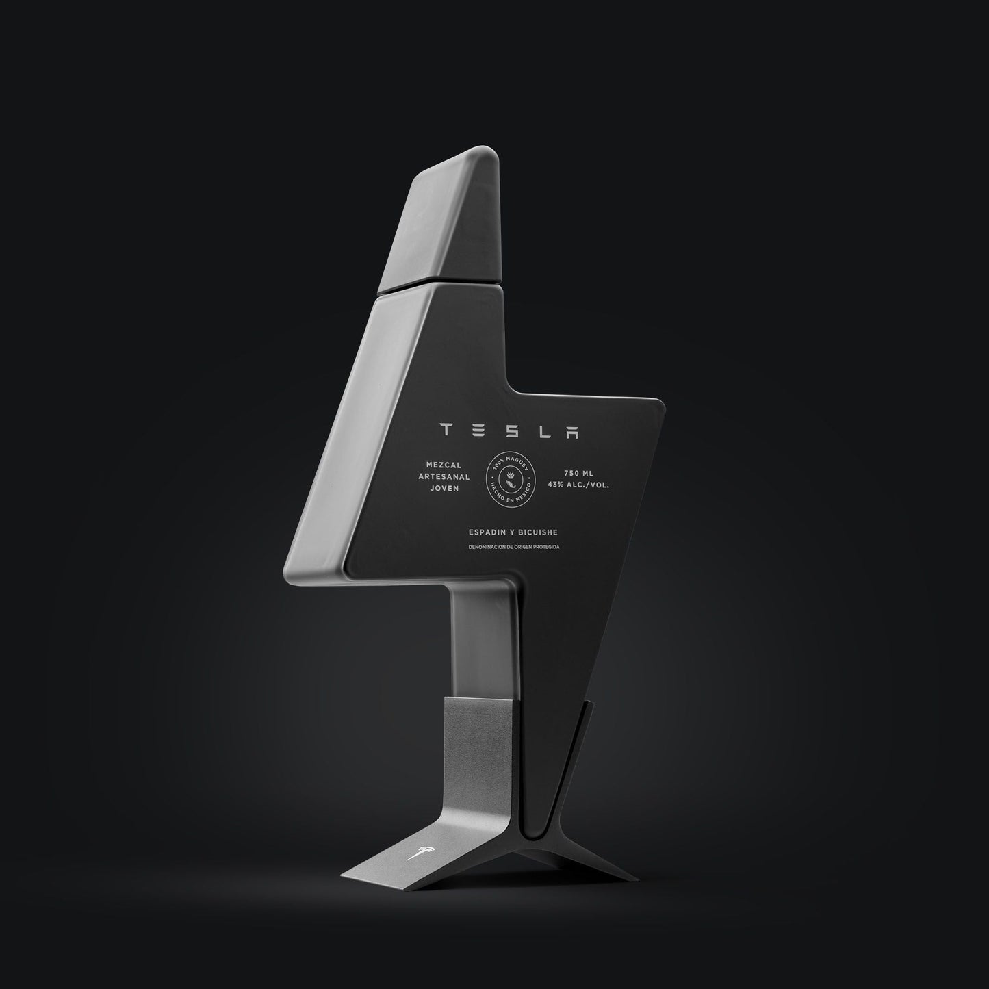 Tesla Espadin Bicuishe Artesanal Joven Mezcal 750ml