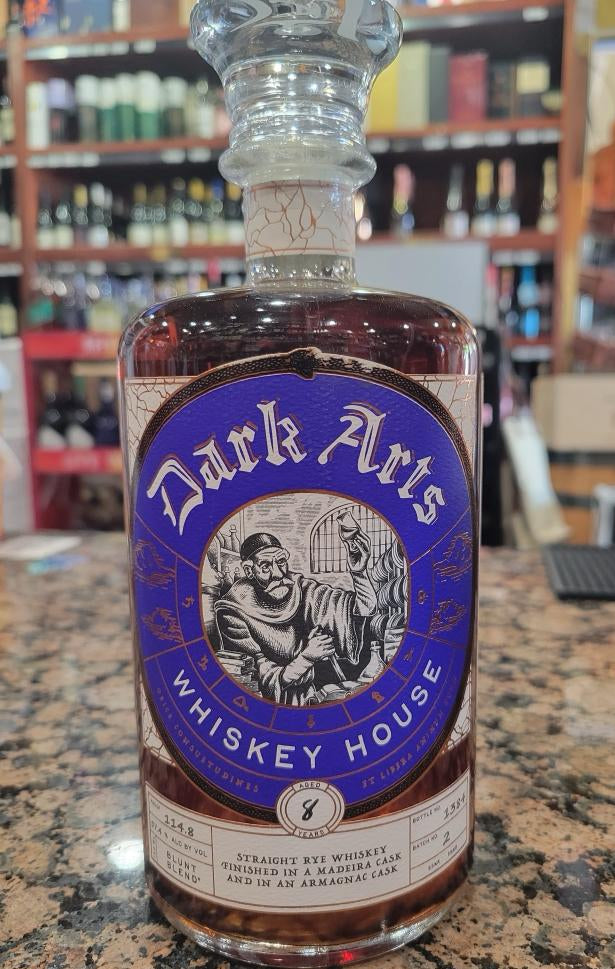 Dark Arts Whiskey House Blunt Blend 8 Year Old Straight Rye Whiskey 750ml