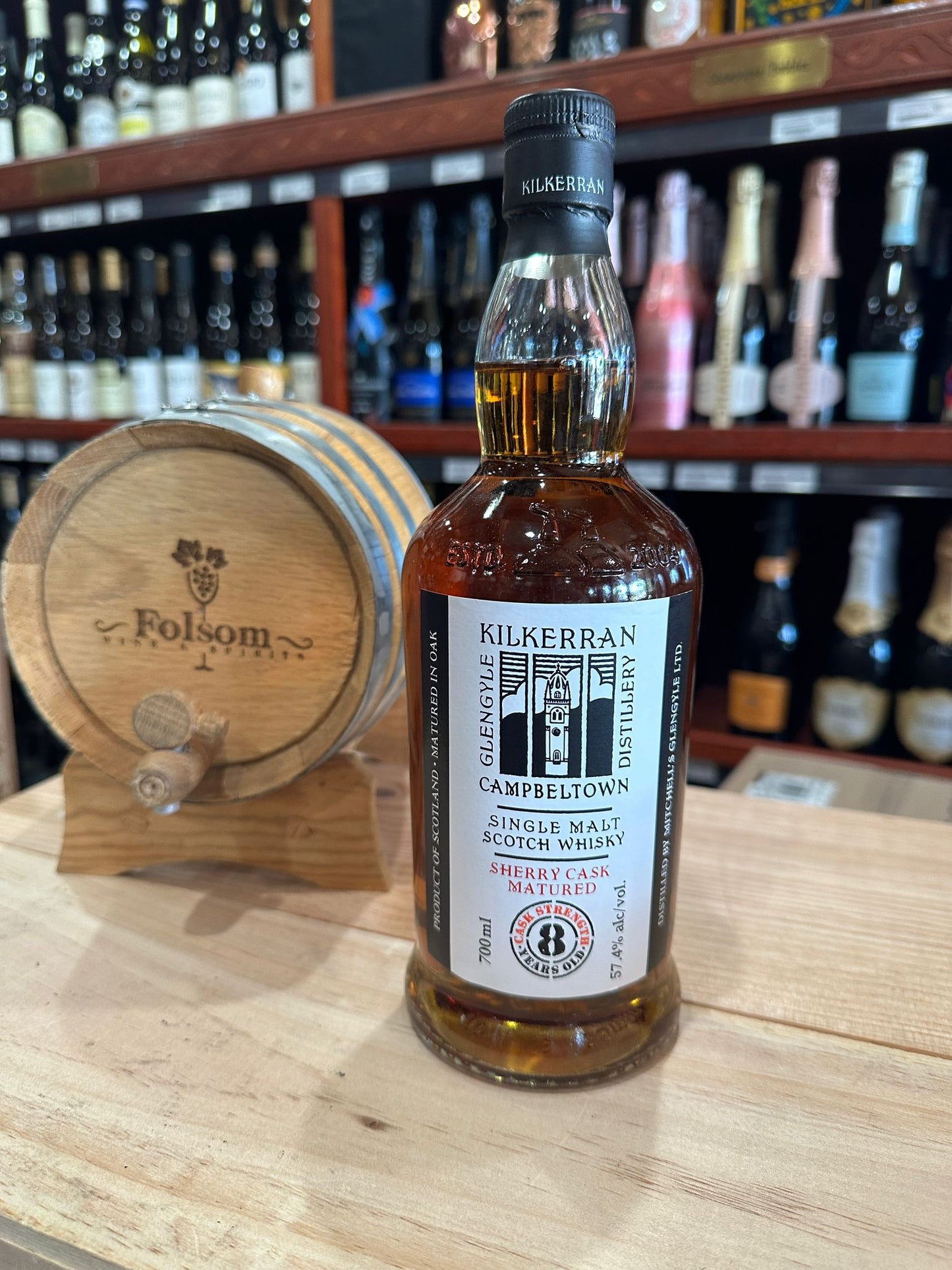 Kilkerran Glengyle 8 Year Old Cask Strength Single Malt Scotch Whisky 700ml