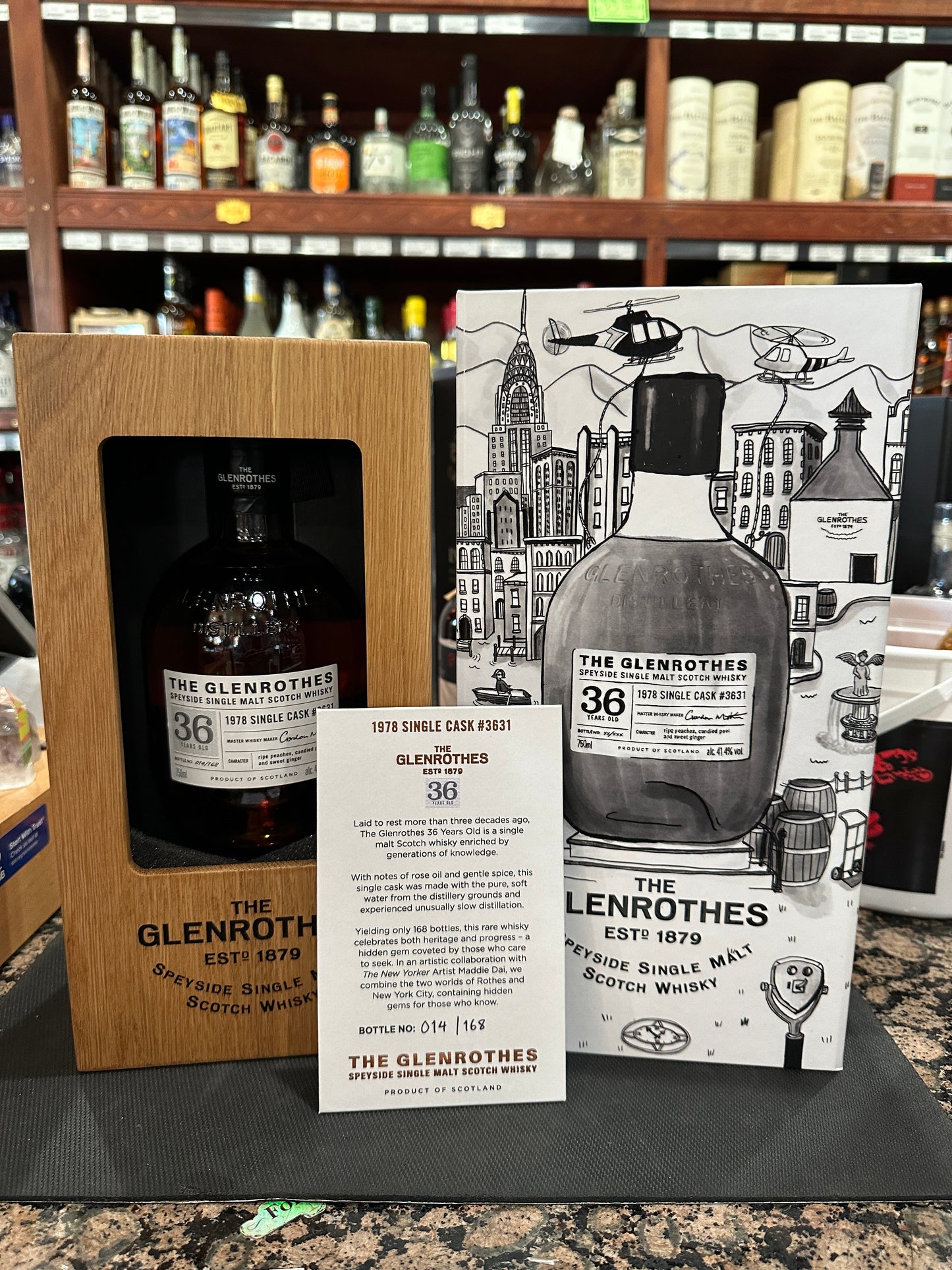 Glenrothes 36 Year Old Single Malt Scotch Whisky 750ml