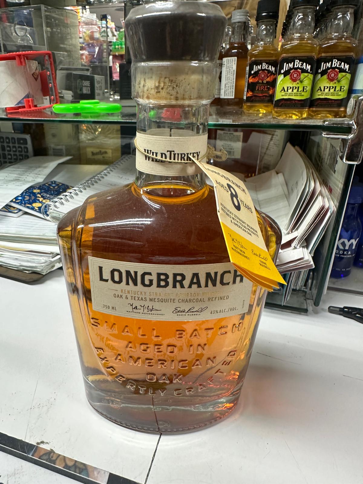 Wild Turkey Longbranch 8 Year Old Kentucky Straight Bourbon Whiskey 750ml