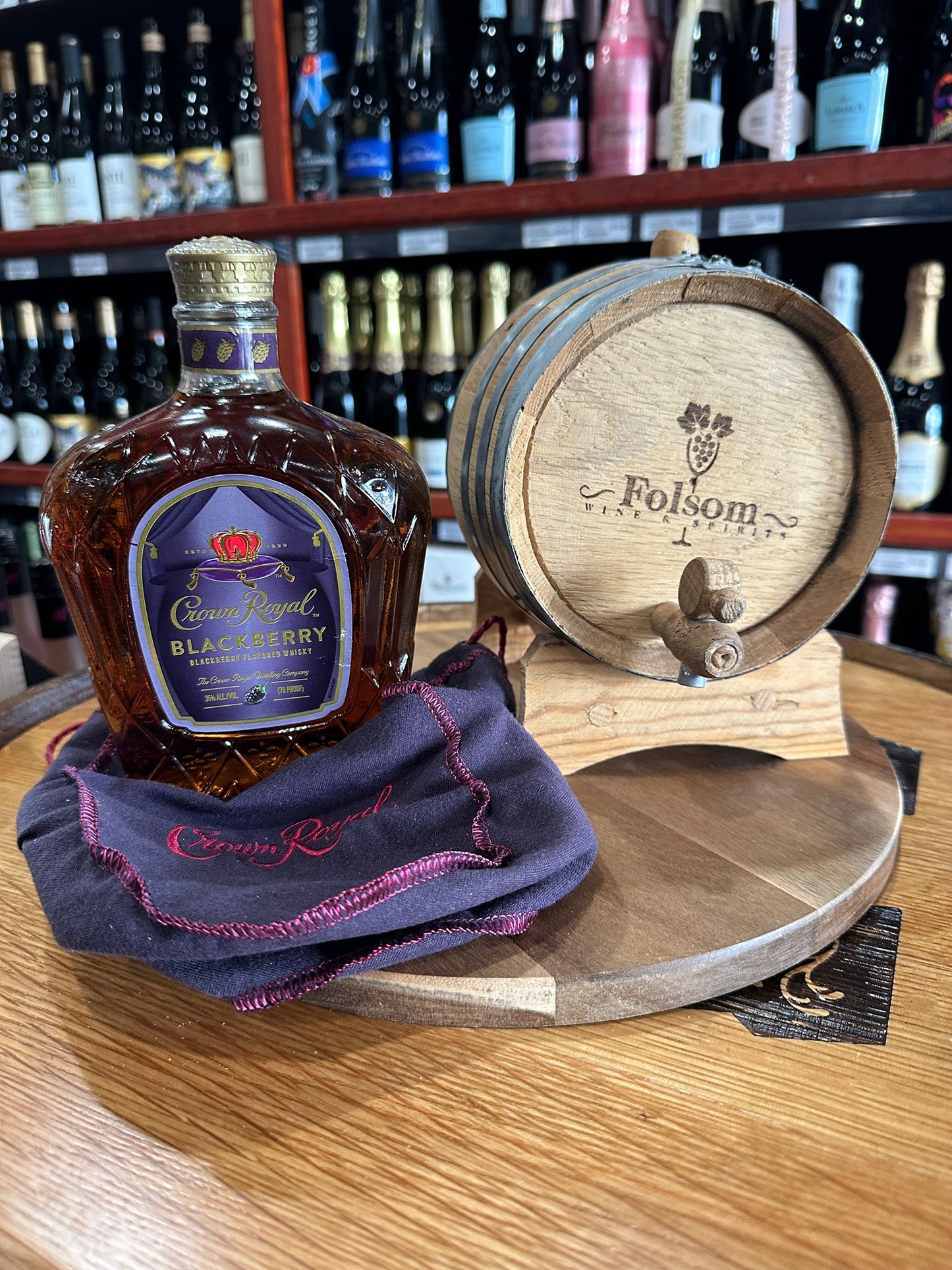 Crown Royal Blackberry Canadian Whisky 750ml (No Box)