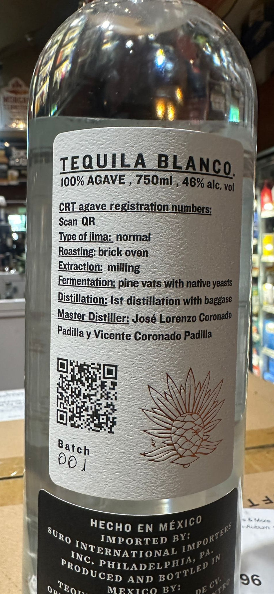 Siembra Alteno Blanco Tequila 750ml