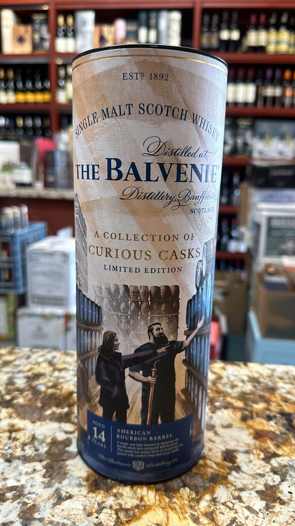 Balvenie A Collection of Curious Casks 14 Year Old Bourbon Barrel Single Malt Scotch Whiskey 750ml