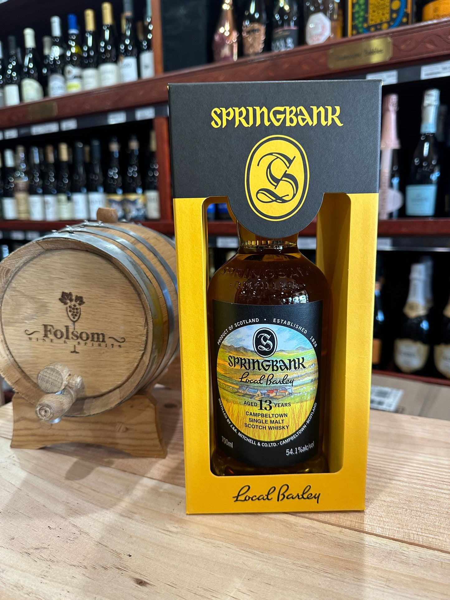 Springbank 13 Year Old Local Barley Campbeltown Single Malt Scotch Whiskey 700ml
