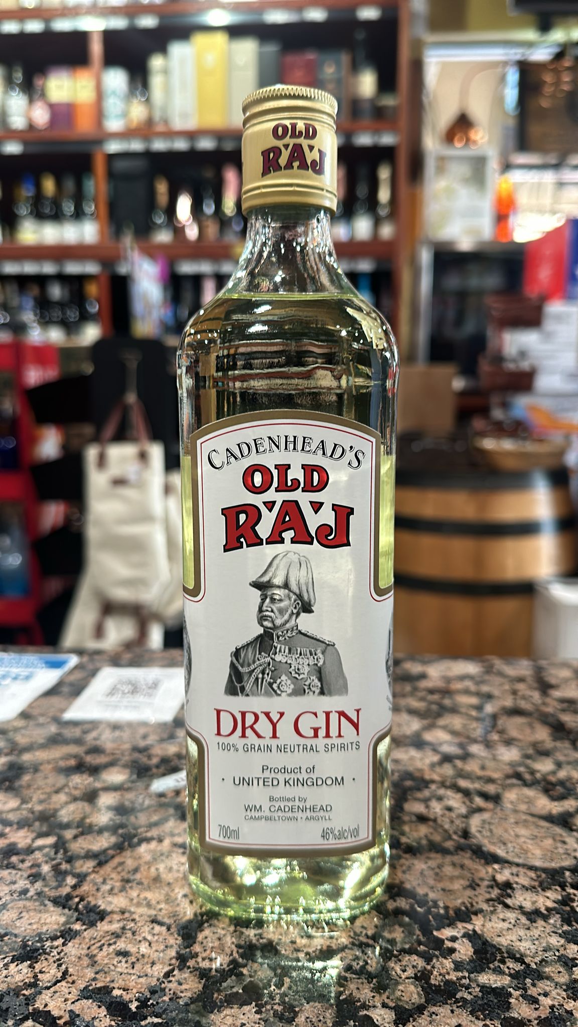 Cadenhead's Old Raj Red Label Dry Gin 700ml