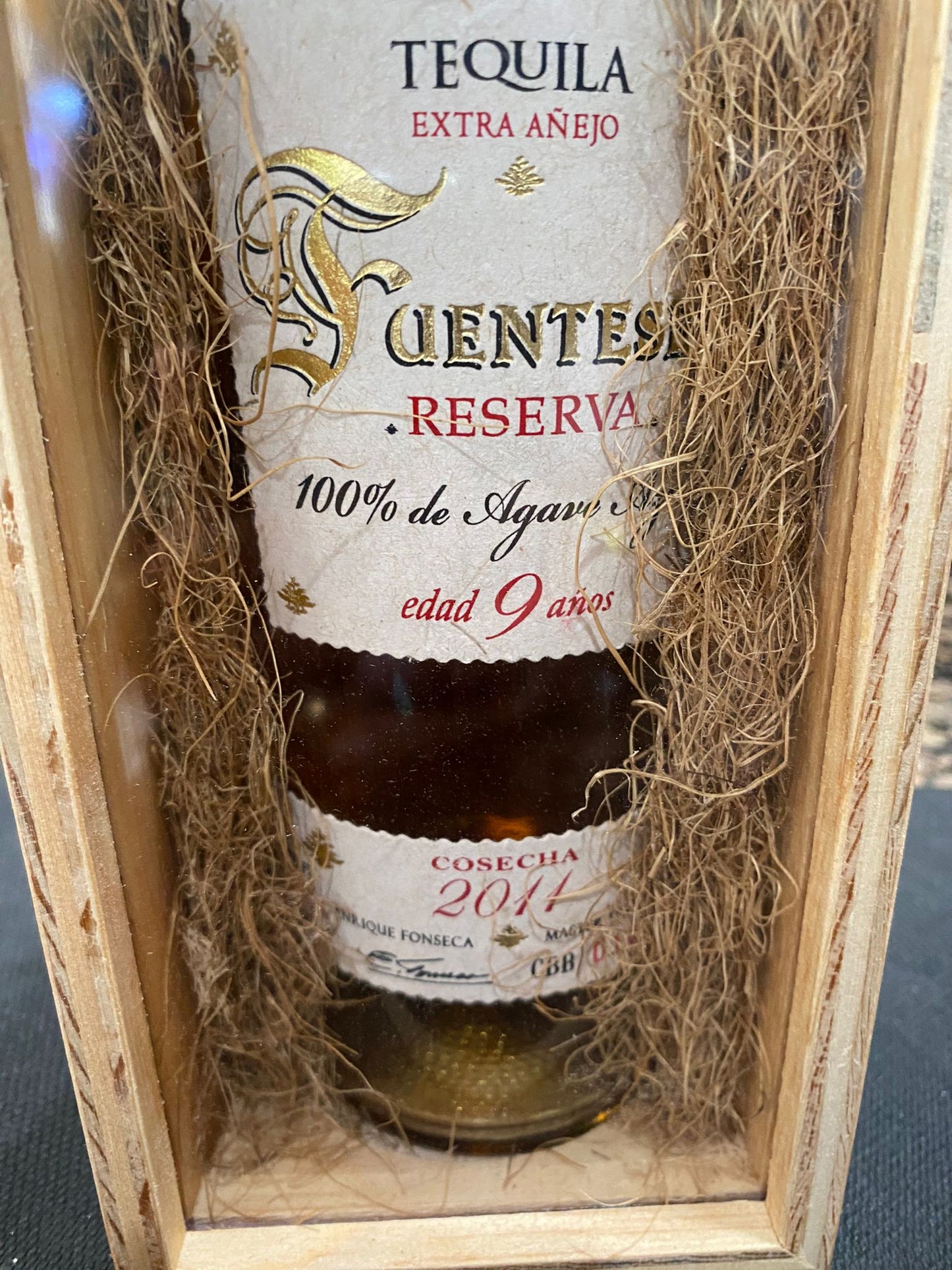 2011 Fuenteseca Reserva 9 Year Old Extra Anejo Tequila 750ml