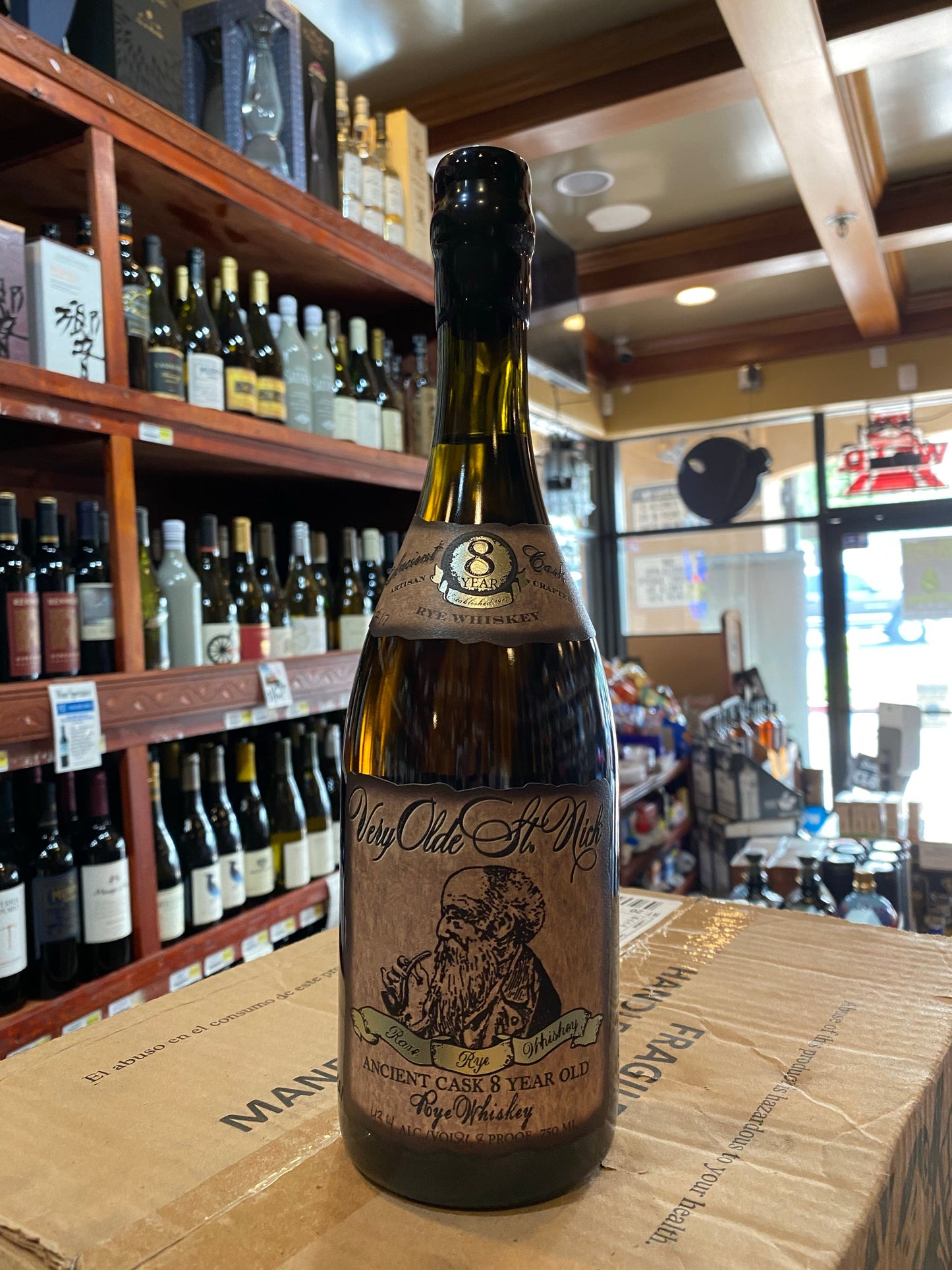 Very Olde St Nick 8 Year Old Estate Reserve Rye Whiskey 750ml