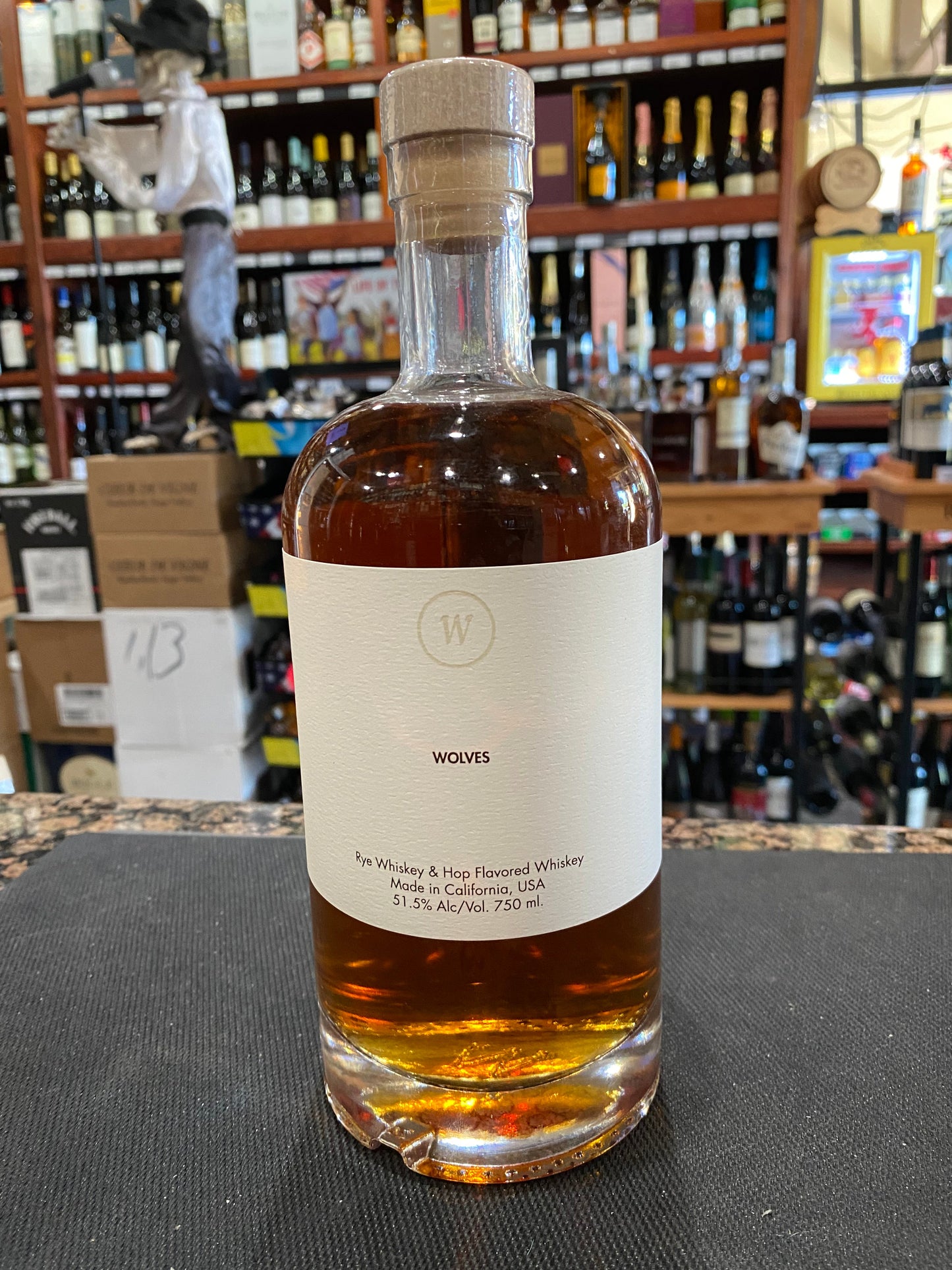 Wolves Blend Rye & Hop Flavored Whiskey 750ml