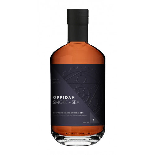 Oppidan Spirits Smoke Plus Sea Straight Bourbon Whiskey 750ml
