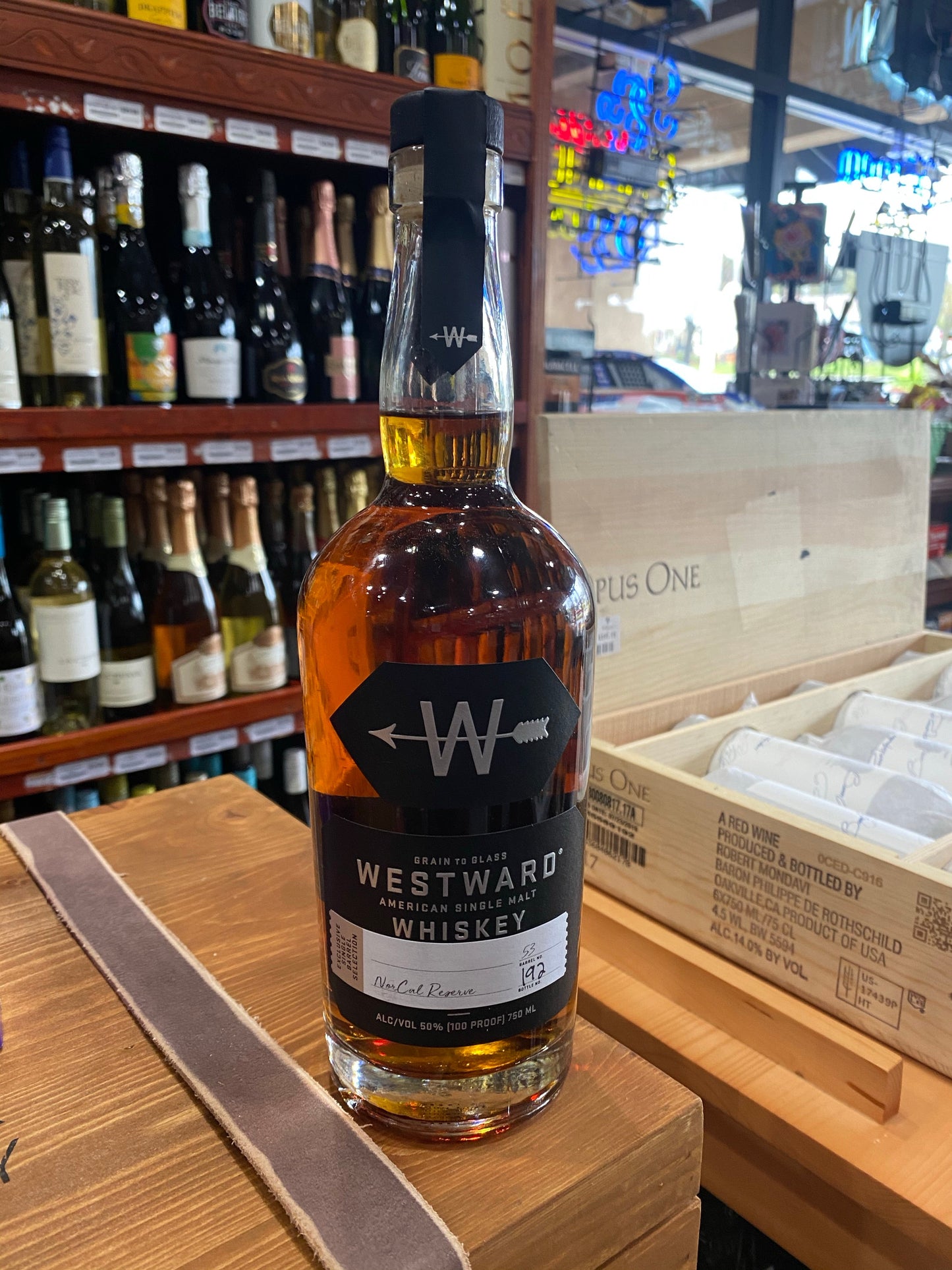 WESTWARD AMERICAN SINGLE MALT ( NORCAL RESERVE)