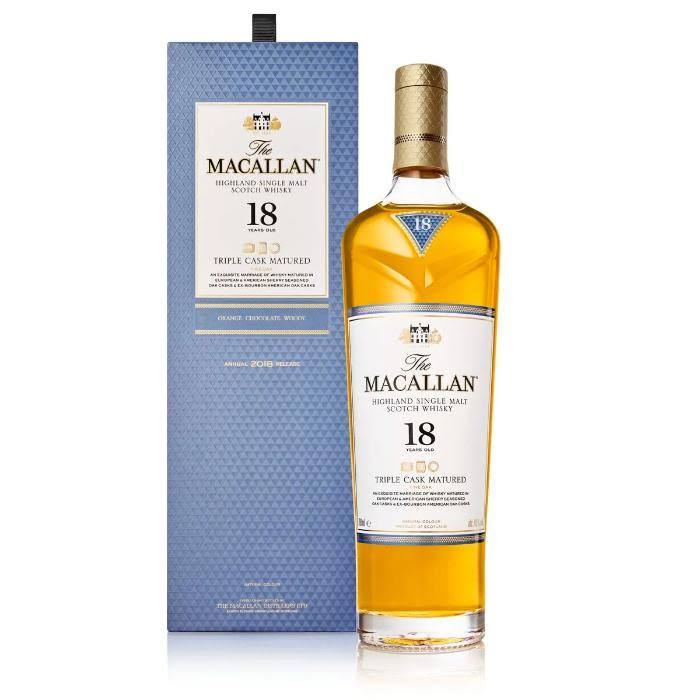 The Macallan 18 Year Single Malt Triple Cask 750ml (2019)