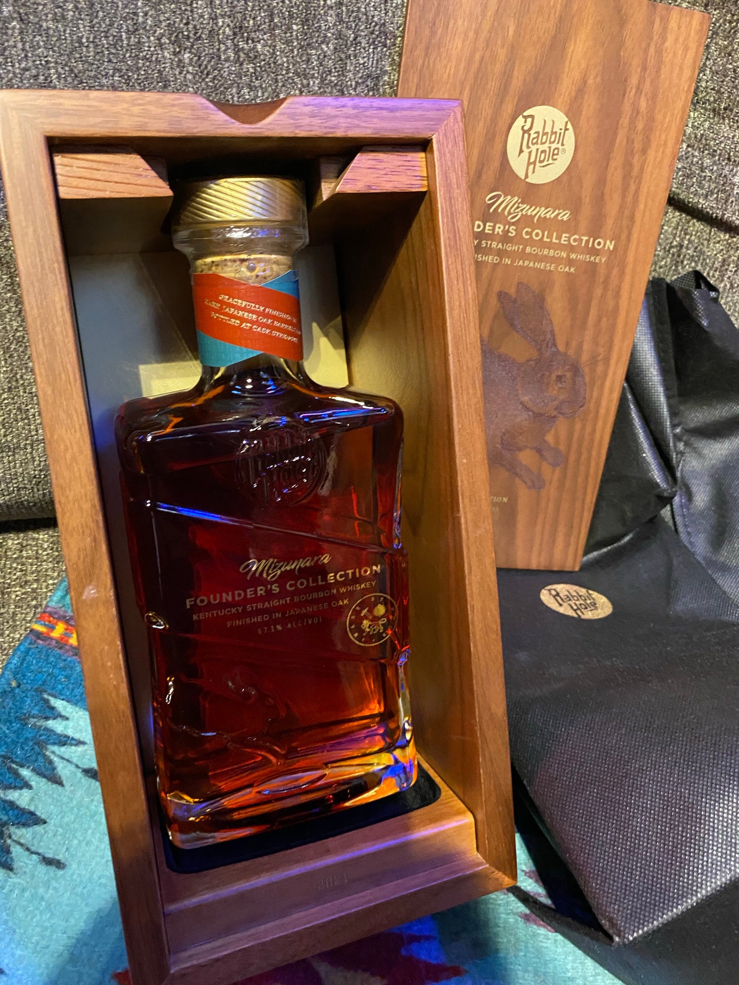 Rabbit Hole Mizunara Founder's Collection 15 Year Old Kentucky Straight Bourbon Whiskey 750ml