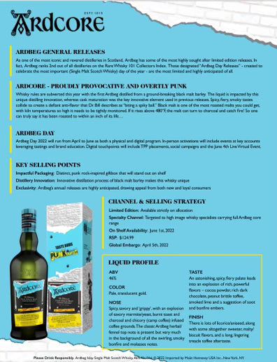 Ardbeg Ardcore Single Malt Scotch Whisky 750ml