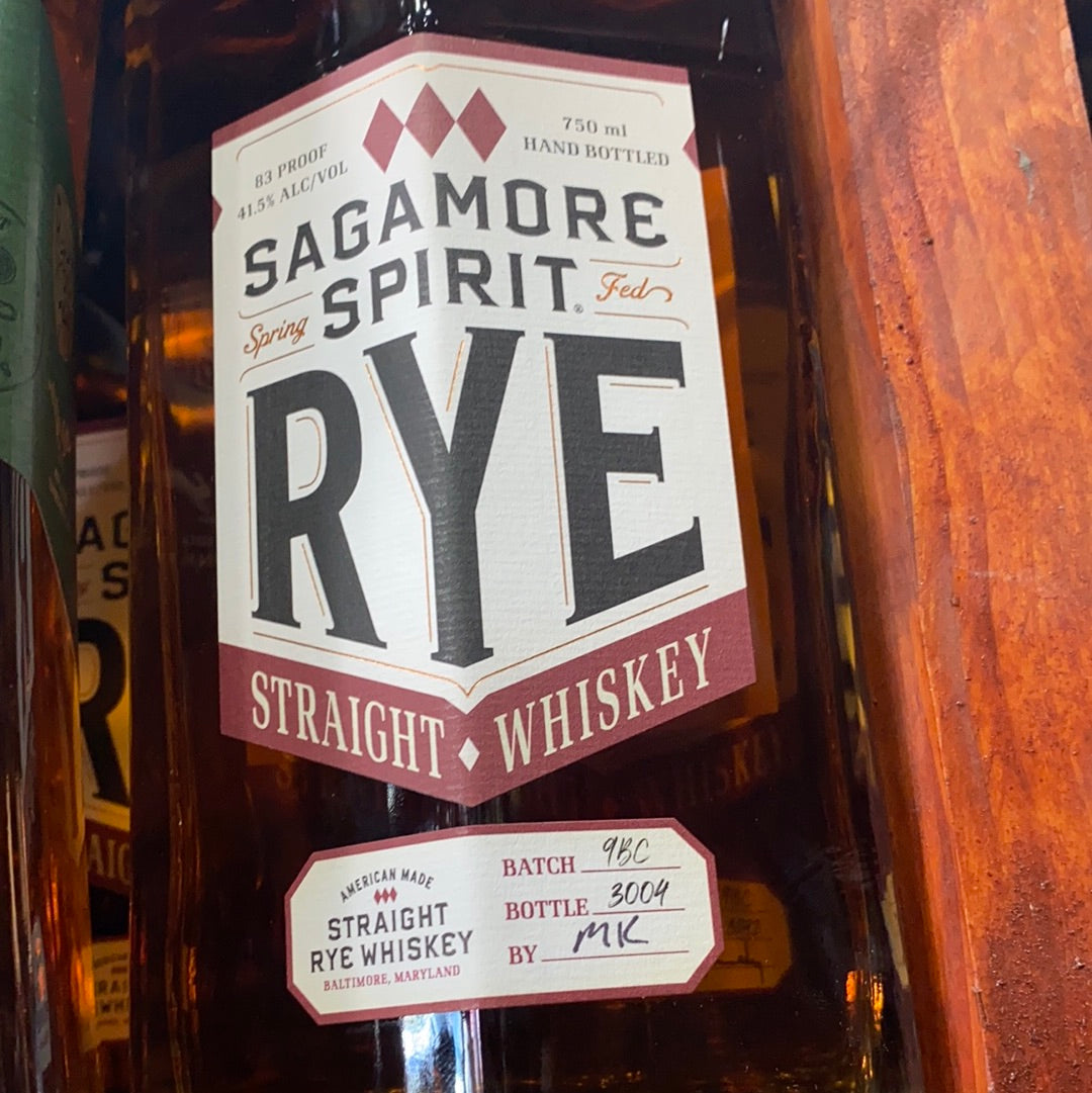 Sagamore Spirit American Straight Rye Whiskey 750ml
