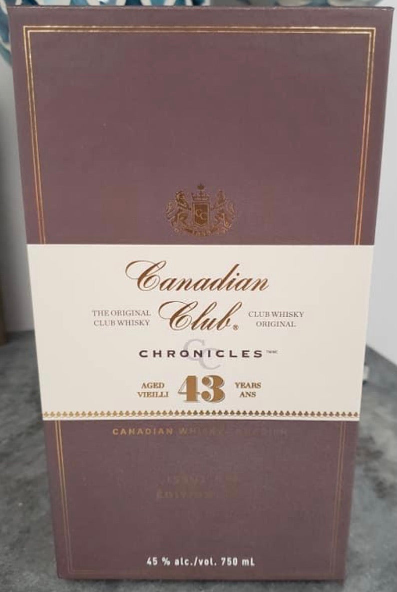 Canadian Club Chronicles 43 Year Old Whisky 750ml