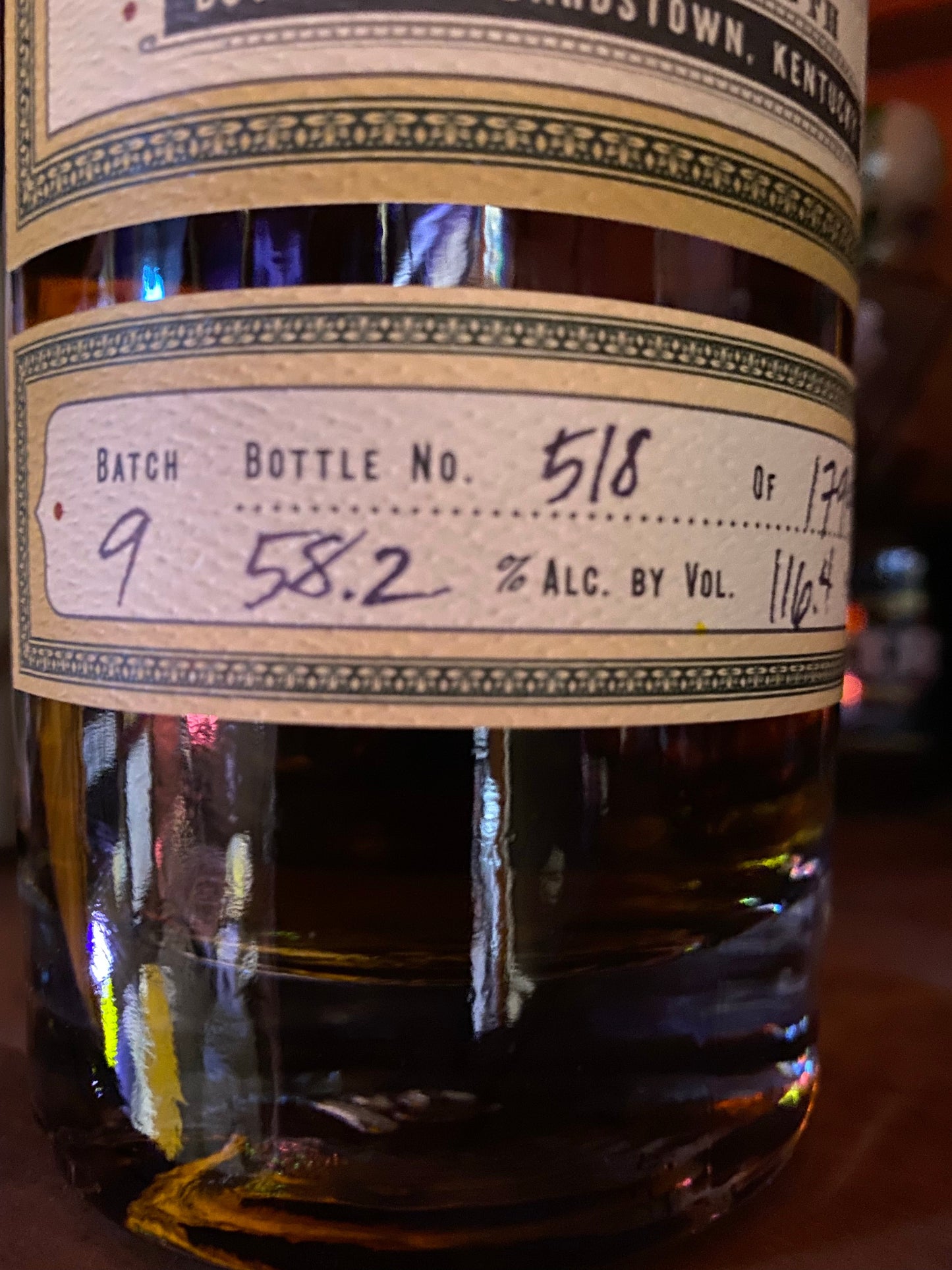 Old Carter Barrel Strength Batch 9 Straight Rye Whiskey 750ml