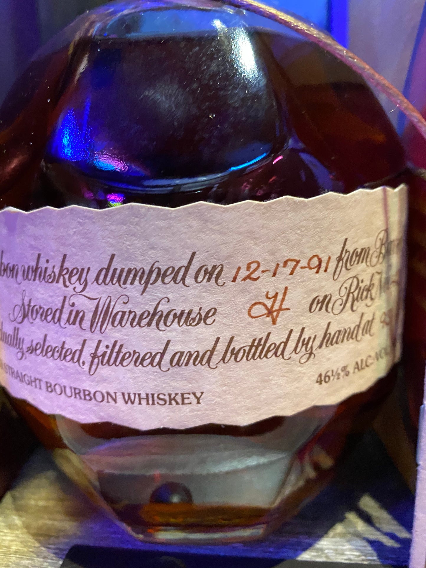 BLANTONS SINGLE BARREL VINTAGE