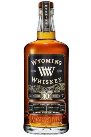 Wyoming Whiskey 10 Year Anniversary Edition Straight Bourbon Whiskey 750ml