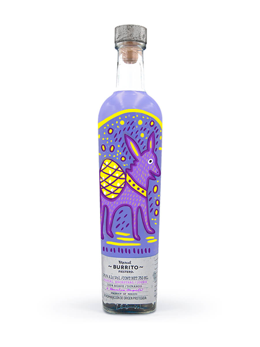 Mexcal Burrito Fiestero Tepemete Mezcal Joven 750ml