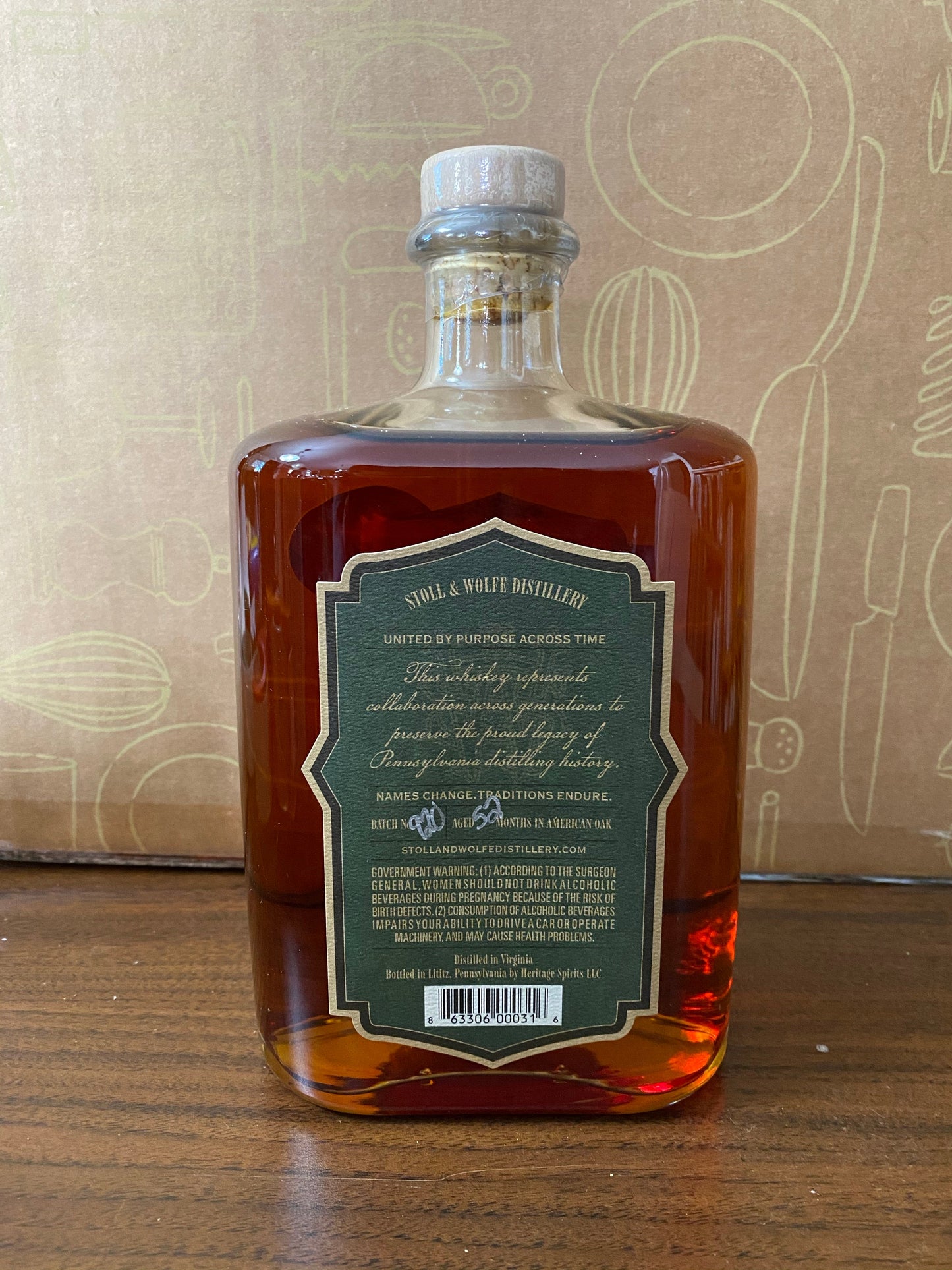 STOLL & WOLFE RYE 750ML