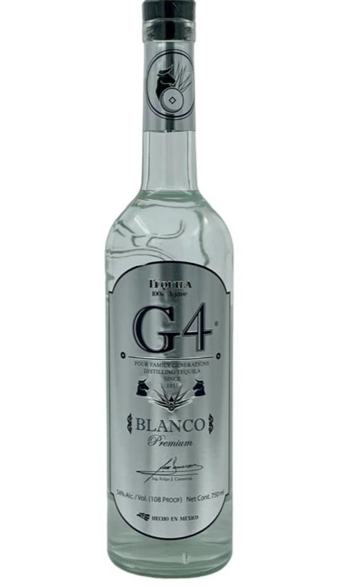 G4 108 Proof Blanco Tequila 750ml