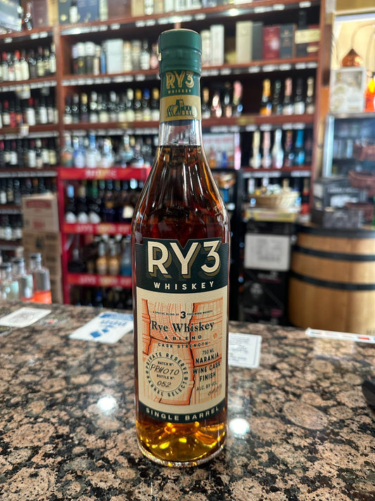 RY3 Naranja Wine Cask Finish Single Barrel Rye Whiskey 750ml