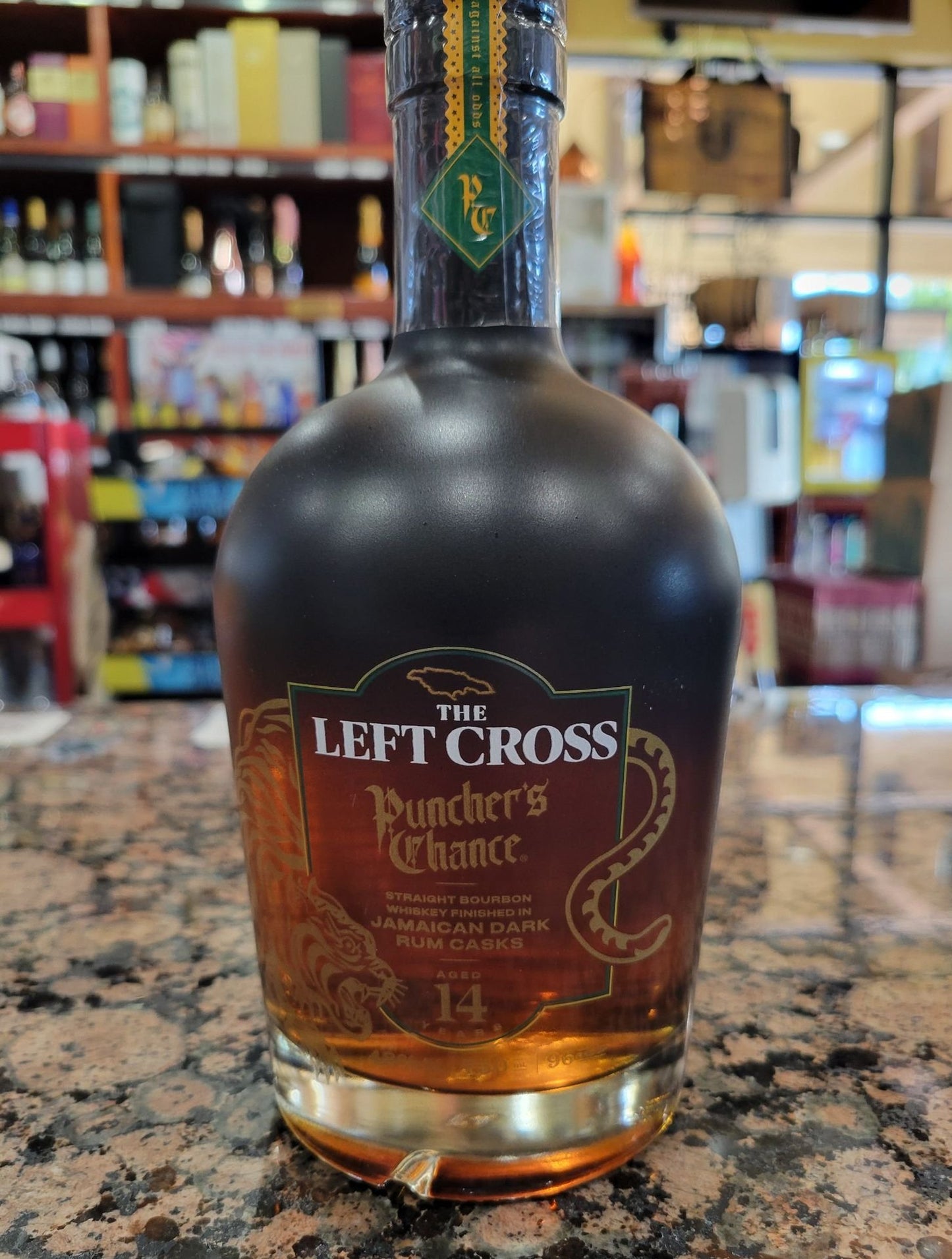 Puncher's Chance The Left Cross 14 Year Bourbon Whiskey 750ml