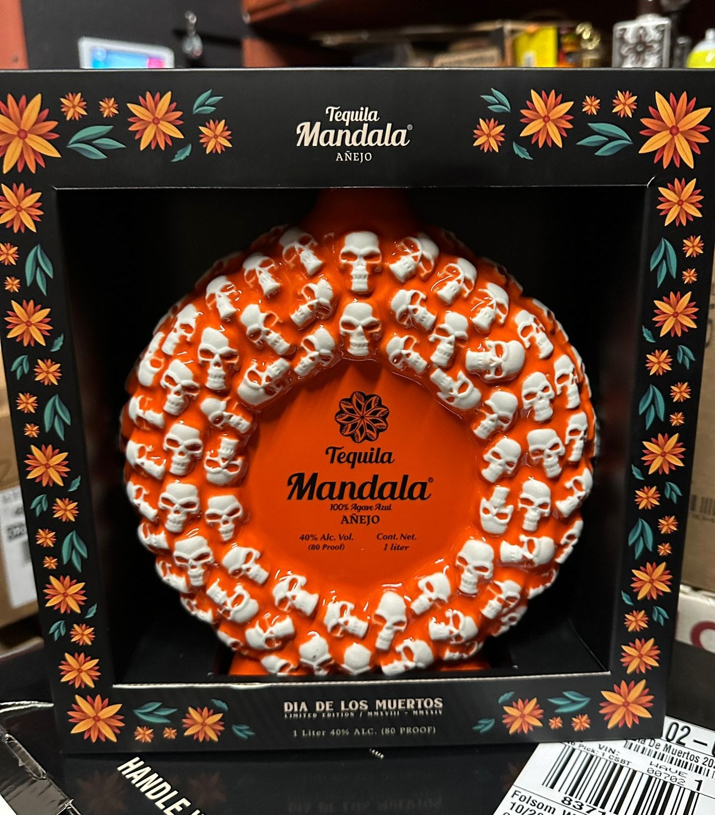 2024 Mandala Dia de los Muertos Day of the Dead Limited Edition Añejo Tequila 1Lt