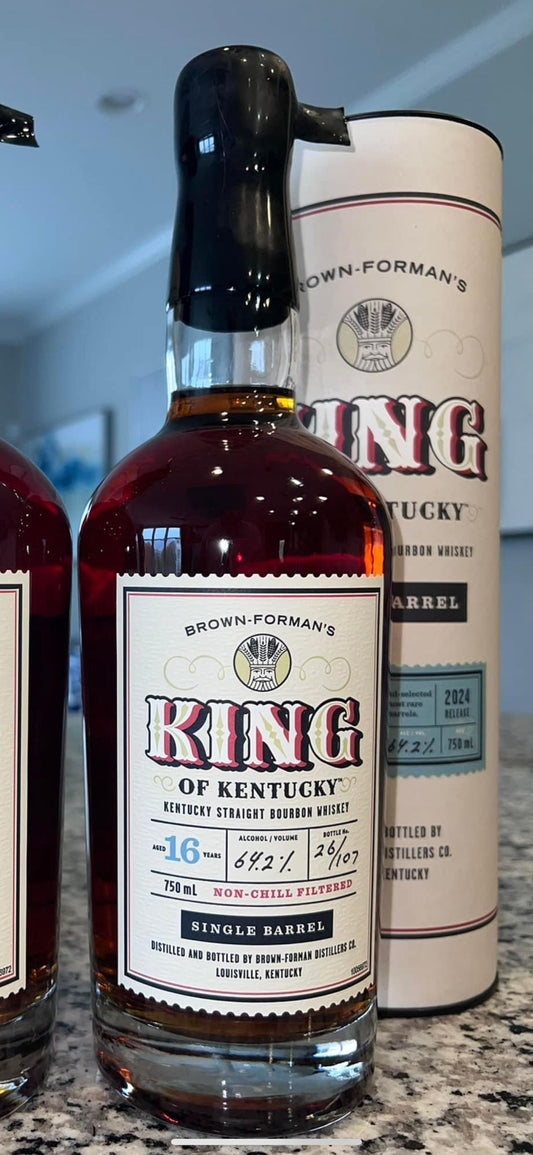 2024 Brown Formans King of Kentucky Single Barrel 16 Year Old Kentucky Straight Bourbon Whiskey 750ml