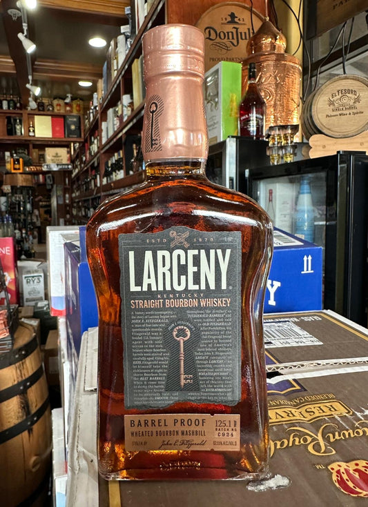 John E. Fitzgerald Larceny Barrel Proof Mashbill Batch C924 Wheated Bourbon Whiskey 750ml