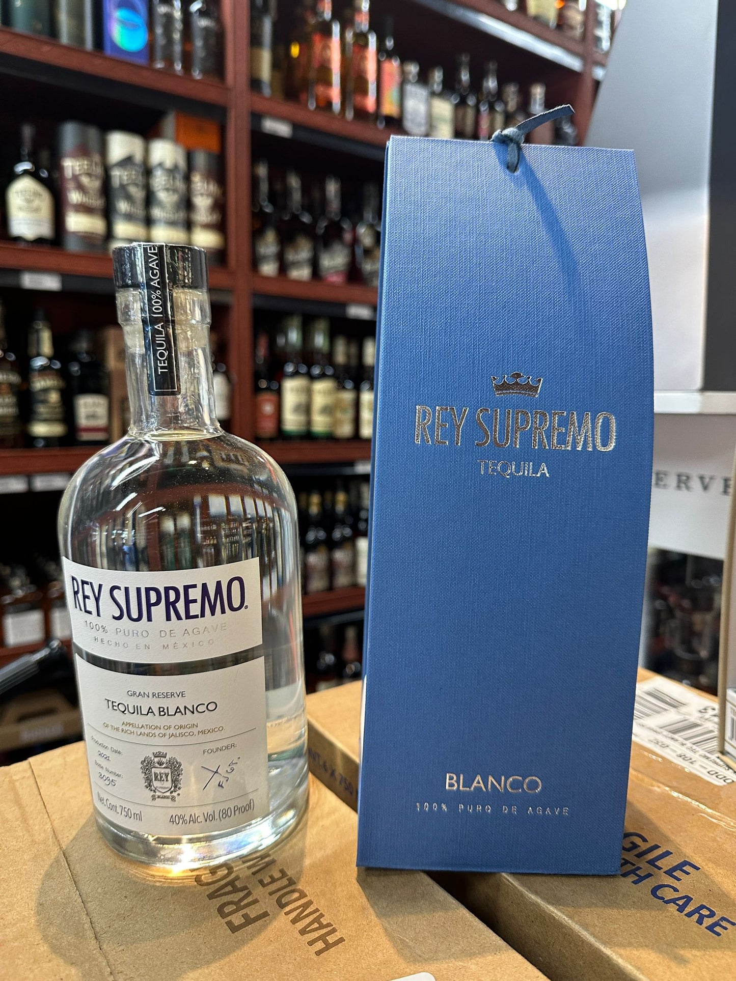 Rey Supremo Gran Reserve Blanco Tequila 750ml