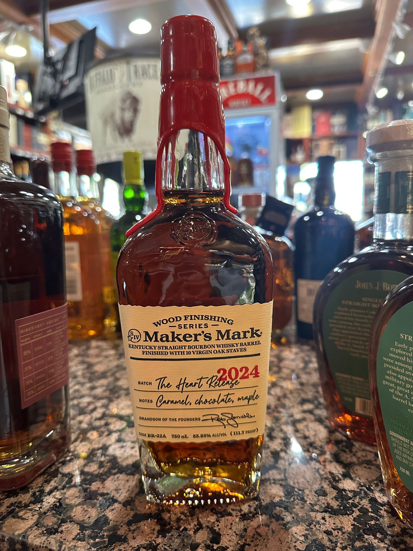 2024 Maker's Mark The Heart Wood Finishing Series Limited Release Kentucky Straight Bourbon Whisky 750ml