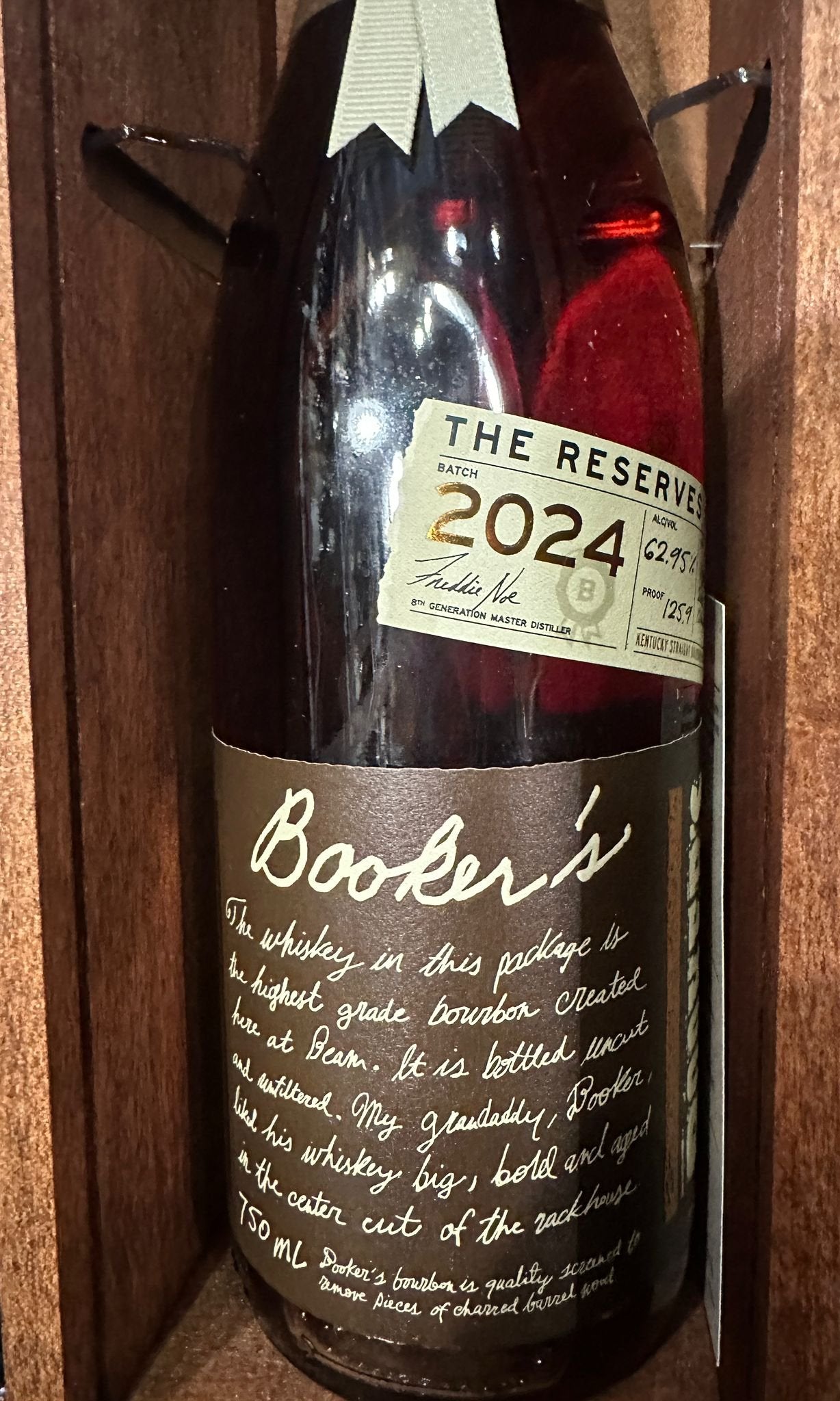 2024 Bookers The Reserves Limited Edition Bourbon Whiskey 750ml