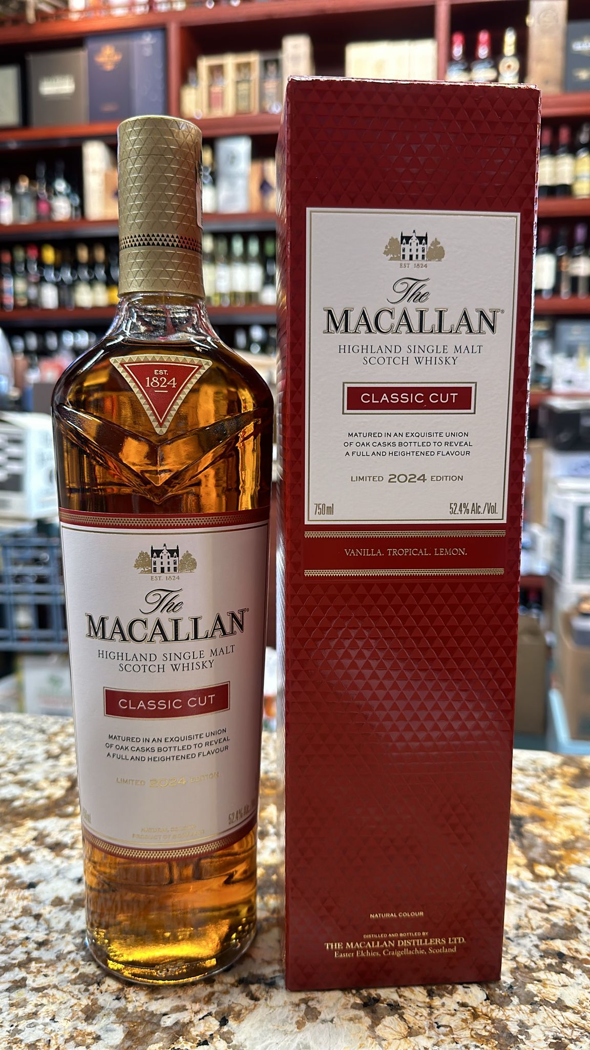 2024 Macallan Limited Edition Classic Cut Single Malt Scotch Whiskey 750ml