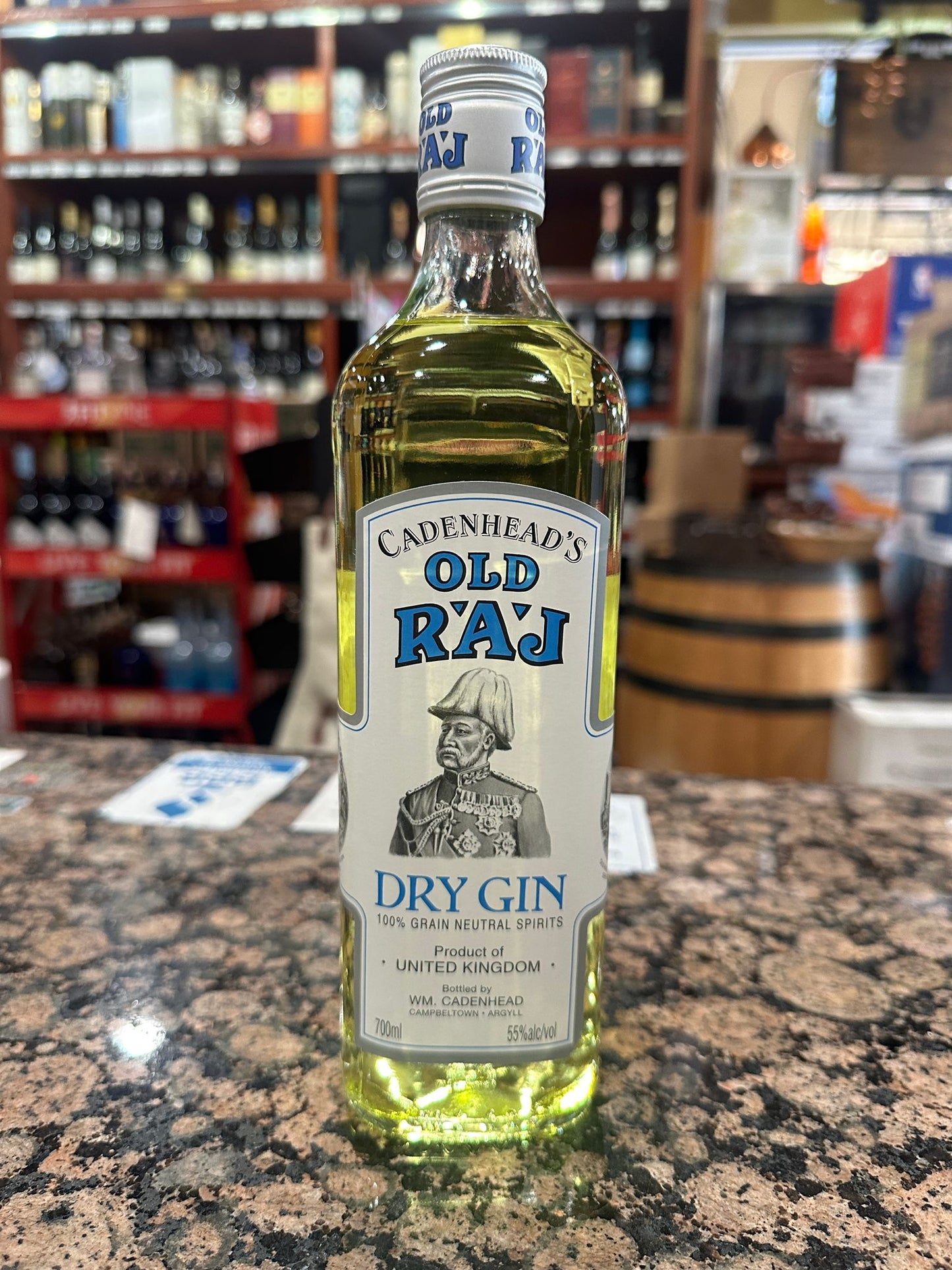 Cadenhead's Old Raj Blue Label Dry Gin 700ml