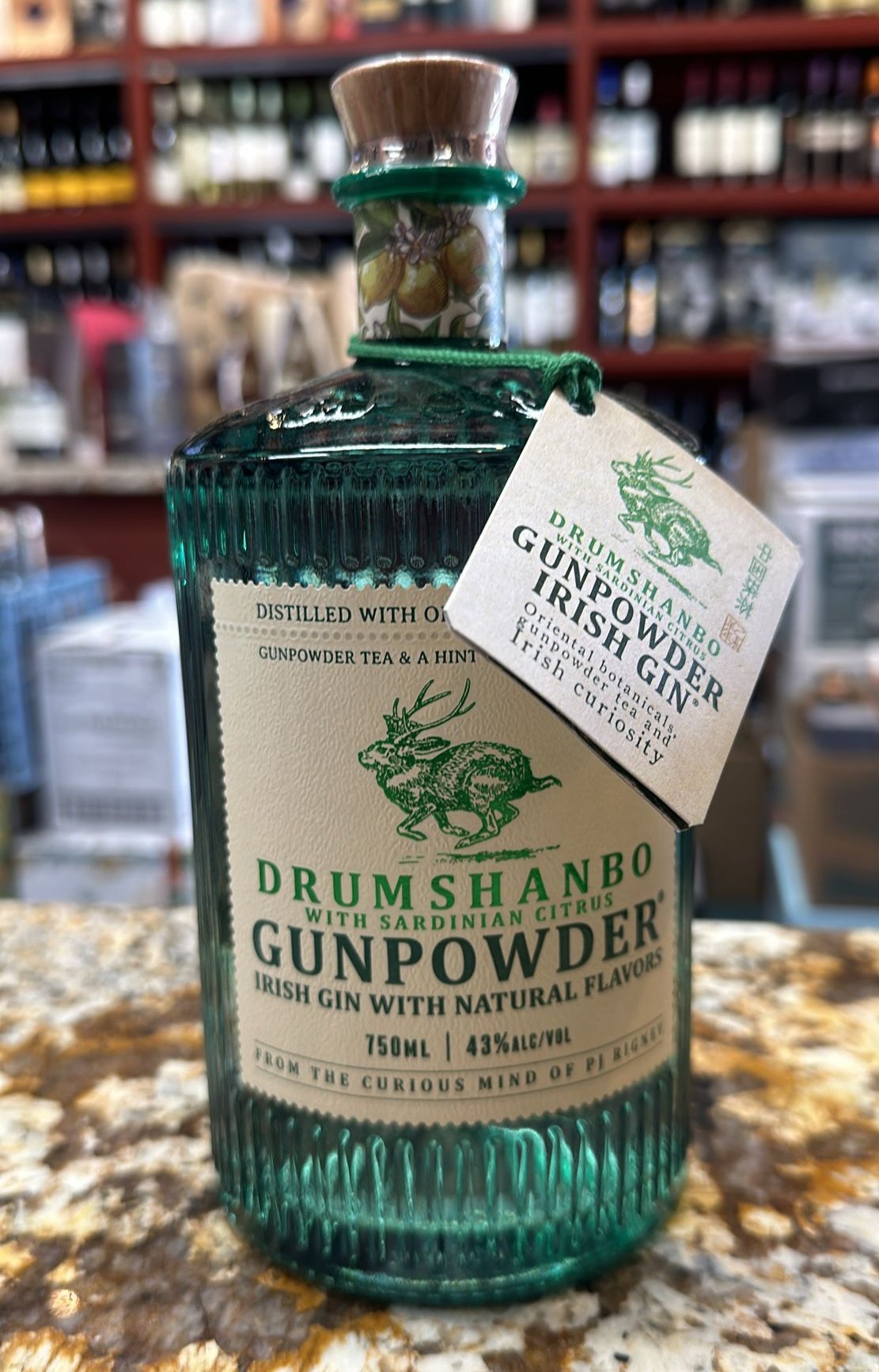 Drumshanbo with Sardinian Citrus Gunpowder Irish Gin 750ml