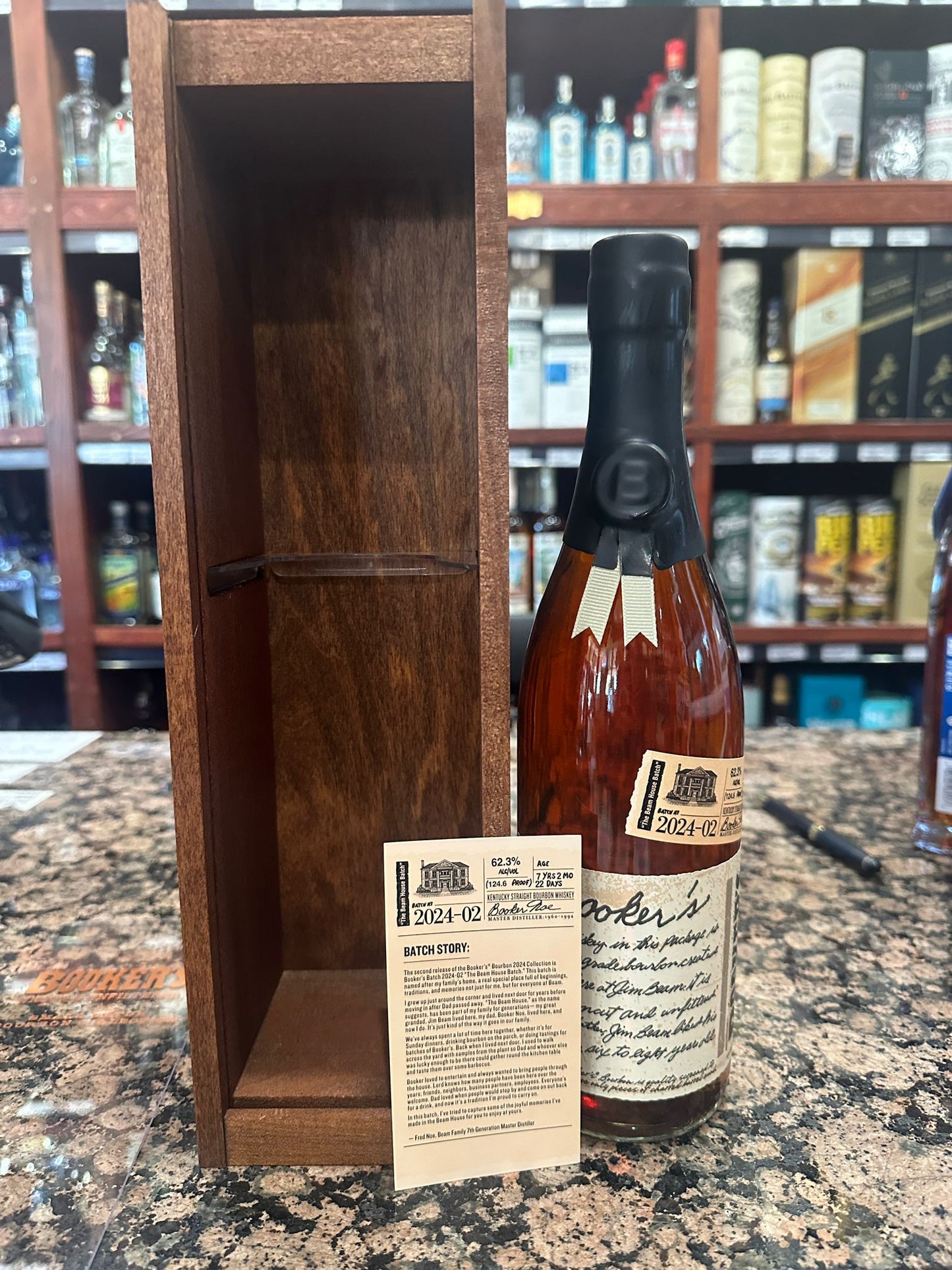 Booker's 2024-02 The Beam House Batch Kentucky Bourbon Whiskey 750ml