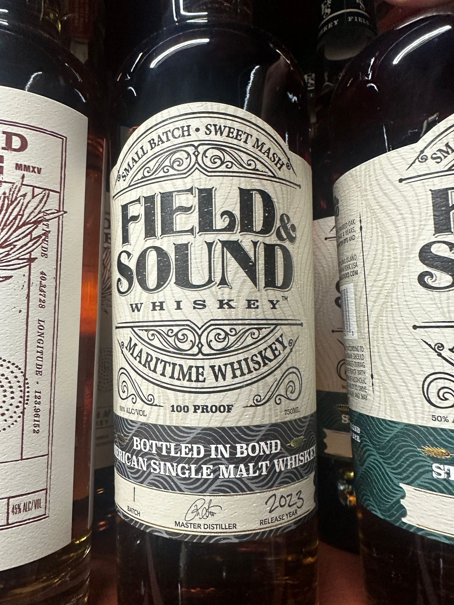 Field & Sound Bottled in Bond Batch 1 American Single Malt Whiskey 750ml