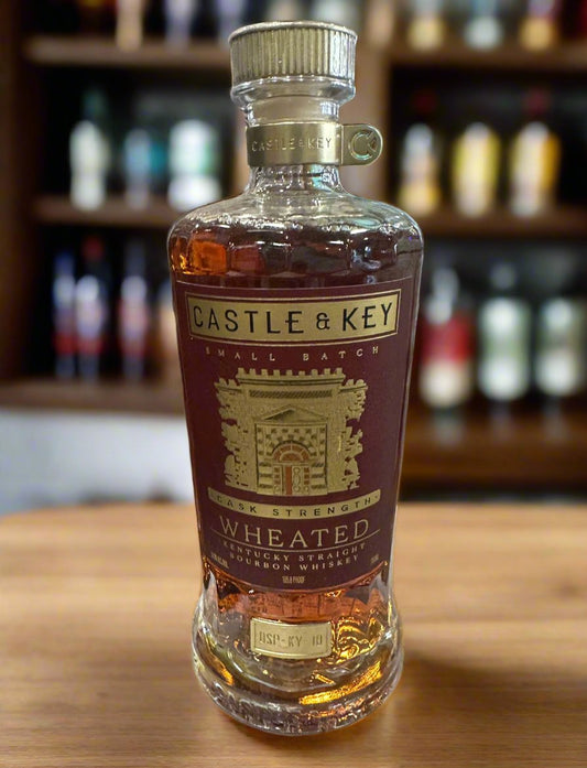 castle & key cask strength wheated Kentucky Straight bourbon Whiskey 750ml