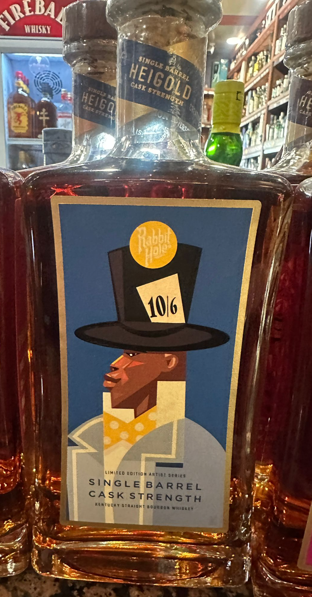 Rabbit Hole The Hatter Single Barrel Cask Strength Straight Bourbon Whiskey 750ml