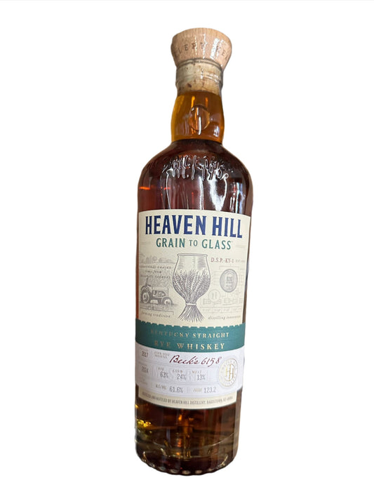 Heaven Hill Grain to Glass Kentucky Straight Rye Whiskey 750ml