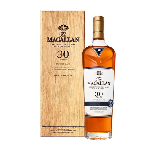 2023 Vintage Macallan Double Cask 30 Year Old Single Malt Scotch Whisky 750ml